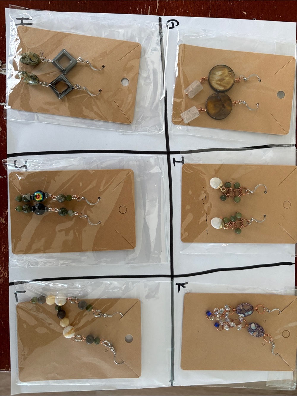 unlisted earrings sold separately or as a bundle